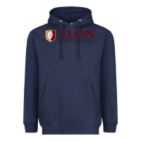 Navy ELON UNIVERSITY Heavyweight Hoodie - linhVisuals