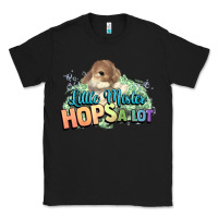 Black Little mister hops a lot Easter day Classic Tee - HowdyJamesFarm