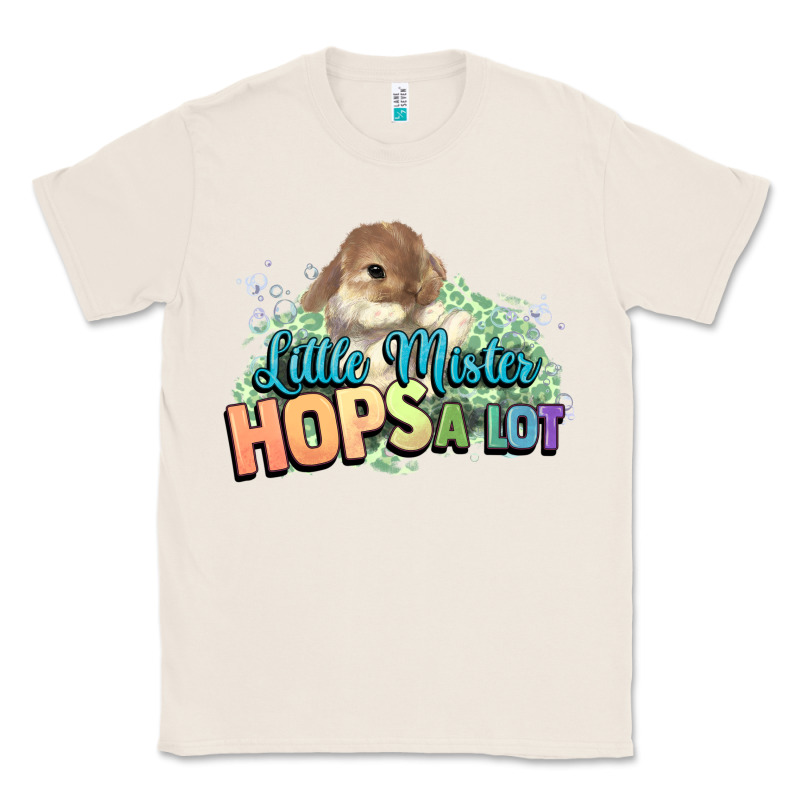 Little Mister Hops A Lot Easter Day Classic Tee by HowdyJamesFarm | Teevron