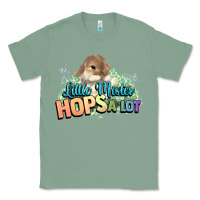 Sage Little mister hops a lot Easter day Classic Tee - HowdyJamesFarm