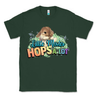 Sports Green Little mister hops a lot Easter day Classic Tee - HowdyJamesFarm
