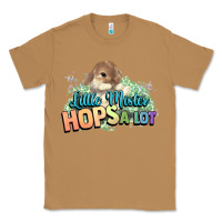 Toasted Coconut Little mister hops a lot Easter day Classic Tee - HowdyJamesFarm
