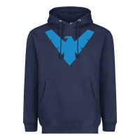 Navy nightwing Heavyweight Hoodie - linhVisuals