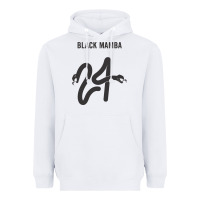 White #black #mamba #24 Heavyweight Hoodie - linhVisuals