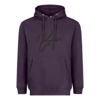 Plum #black #mamba #24 Heavyweight Hoodie - linhVisuals