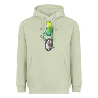 Matcha dat boi watercolor unicycle frog Heavyweight Hoodie - linhVisuals