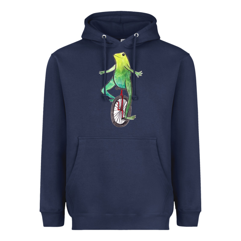 Dat Boi Watercolor Unicycle Frog Heavyweight Hoodie by linhVisuals | Teevron
