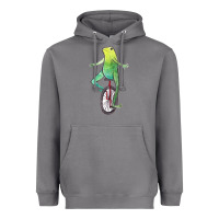 Storm dat boi watercolor unicycle frog Heavyweight Hoodie - linhVisuals