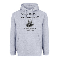 Heather Grey funny thomas jefferson usa history teacher student gift t shirt Heavyweight Hoodie - linhVisuals