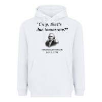 White funny thomas jefferson usa history teacher student gift t shirt Heavyweight Hoodie - linhVisuals