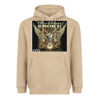 Mushroom Blackberry Smoke Heavyweight Hoodie - linhVisuals