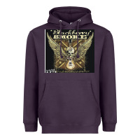 Plum Blackberry Smoke Heavyweight Hoodie - linhVisuals