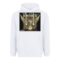 White Blackberry Smoke Heavyweight Hoodie - linhVisuals