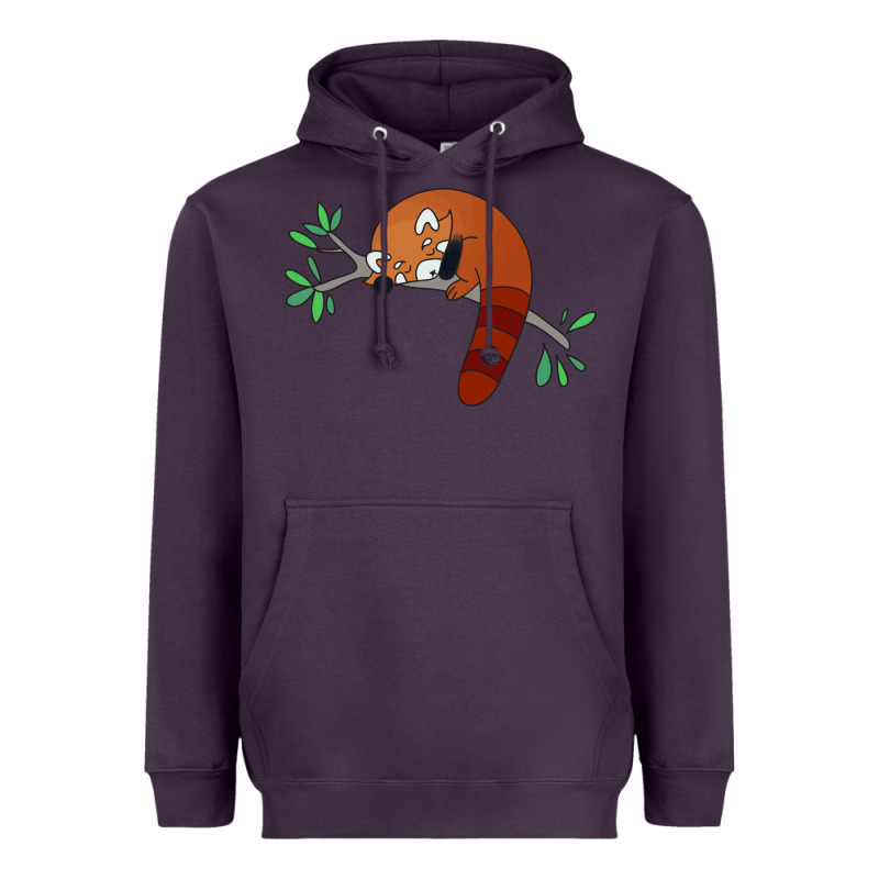 Red Panda Sleeping Heavyweight Hoodie by linhVisuals | Teevron