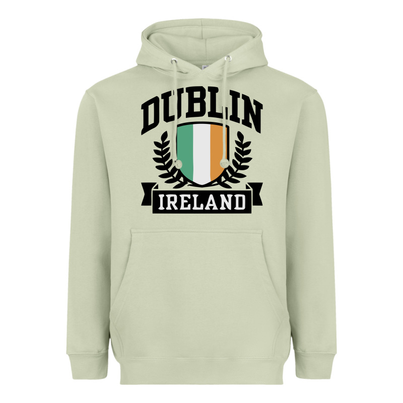Dublin Ireland Heavyweight Hoodie by linhVisuals | Teevron
