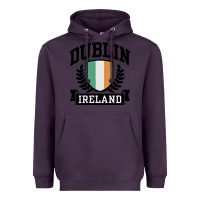 Plum dublin ireland Heavyweight Hoodie - linhVisuals