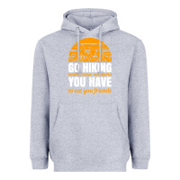 Heather Grey hiking t  shirt go hiking Heavyweight Hoodie - linhVisuals