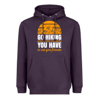 Plum hiking t  shirt go hiking Heavyweight Hoodie - linhVisuals