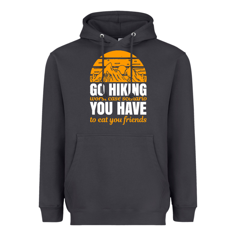 Hiking T  Shirt Go Hiking Heavyweight Hoodie by linhVisuals | Teevron