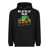 Black asphalt paver gift premium t shirt Heavyweight Hoodie - linhVisuals