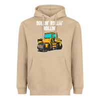 Mushroom asphalt paver gift premium t shirt Heavyweight Hoodie - linhVisuals