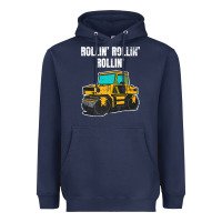 Navy asphalt paver gift premium t shirt Heavyweight Hoodie - linhVisuals