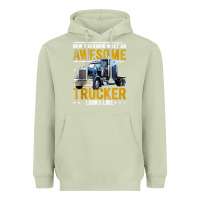 Matcha awesome trucker big rig semi trailer truck driver gift men tank top Heavyweight Hoodie - linhVisuals