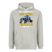 Moon Dust awesome trucker big rig semi trailer truck driver gift men tank top Heavyweight Hoodie - linhVisuals