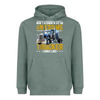 Sage awesome trucker big rig semi trailer truck driver gift men tank top Heavyweight Hoodie - linhVisuals