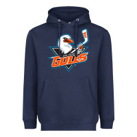 Navy san diego gulls Heavyweight Hoodie - linhVisuals
