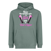 Sage barber shirts for women   funny hairdresser barber t shirt Heavyweight Hoodie - linhVisuals