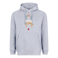 Heather Grey purity ring müsïc Heavyweight Hoodie - linhVisuals