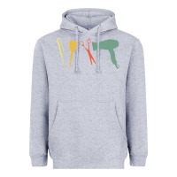 Heather Grey barber vintage hairdresser hairstylist cosmetologist t shirt Heavyweight Hoodie - linhVisuals