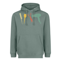 Sage barber vintage hairdresser hairstylist cosmetologist t shirt Heavyweight Hoodie - linhVisuals