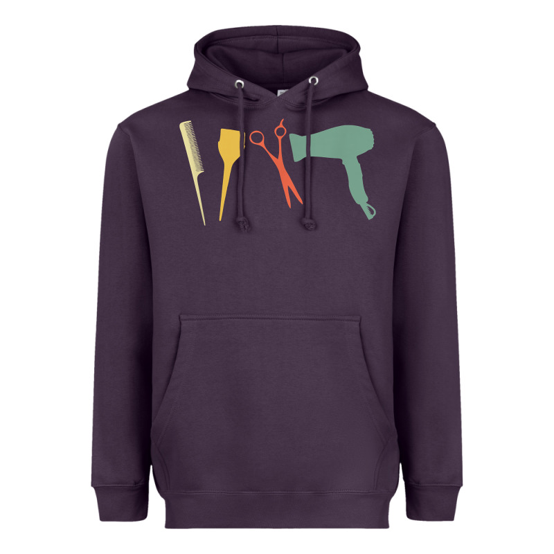 Barber Vintage Hairdresser Hairstylist Cosmetologist T Shirt Heavyweight Hoodie by linhVisuals | Teevron