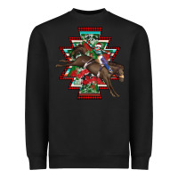 Black aztec rodeo christmas Heavyweight Sweatshirt - AdoDesignShop