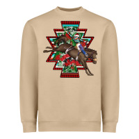 Mushroom aztec rodeo christmas Heavyweight Sweatshirt - AdoDesignShop
