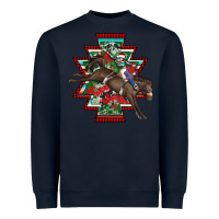 Navy aztec rodeo christmas Heavyweight Sweatshirt - AdoDesignShop