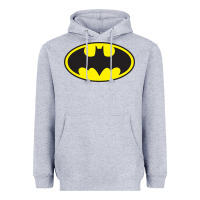 Heather Grey bat classic Heavyweight Hoodie - linhVisuals