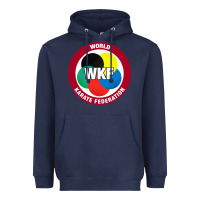 Navy #world karate federation Heavyweight Hoodie - linhVisuals
