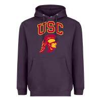 Plum #usc Heavyweight Hoodie - linhVisuals