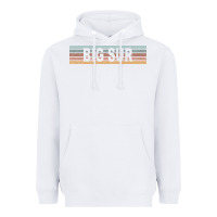 White big sur california ca usa retro sweatshirt Heavyweight Hoodie - linhVisuals