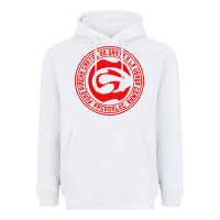 White cartel de santa Heavyweight Hoodie - linhVisuals