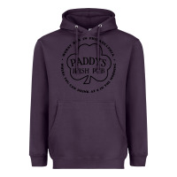 Plum paddys irish pub Heavyweight Hoodie - linhVisuals
