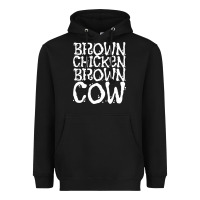 Black brown chicken brown cow Heavyweight Hoodie - linhVisuals