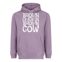 Lavender brown chicken brown cow Heavyweight Hoodie - linhVisuals