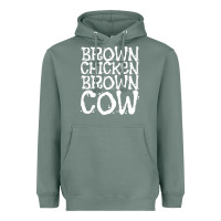 Sage brown chicken brown cow Heavyweight Hoodie - linhVisuals