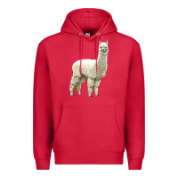 Cardinal Alpaca Premium Hoodie - LillyAllenDesigns