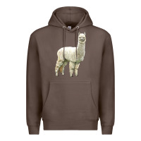 Coffee Alpaca Premium Hoodie - LillyAllenDesigns