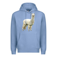 Colony Blue Alpaca Premium Hoodie - LillyAllenDesigns